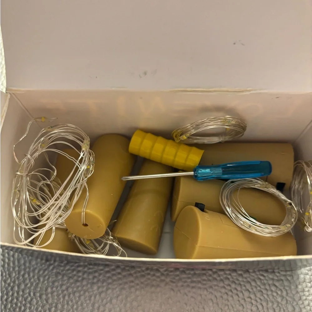 Bottle Cork Lights 6 Pack- white light